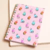 Pink Cat Print Notebook -Jellycat Christmas Store pink cat notebook 4x3a0552 copy 900x900 1