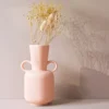 Pink Ceramic Vase With Handles, H20cm -Jellycat Christmas Store pink ceramic vase handles 4x3a2168 900x900 1