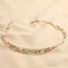 Rainbow Bead And Chain Layered Necklace In Gold -Jellycat Christmas Store rainbow glass bead chain necklace gold 0v8a8545 900x900 1