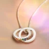 Rainbow Pride Eternity Pendant Necklace In Silver -Jellycat Christmas Store rainbow pride eternity pendant necklace silver 4x3a9440 2 900x900 1