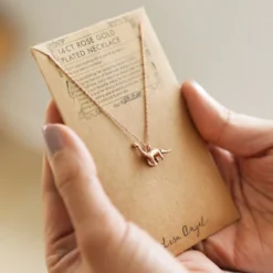 Rose Gold Diplodocus Dinosaur Necklace -Jellycat Christmas Store rose gold diplodocus charm necklace 4x3a9309 copy 1 900x900 1