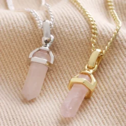 Rose Quartz Crystal Point Pendant Necklace In Gold 13 Rose Quartz Crystal Point Pendant Necklace In Gold -Jellycat Christmas Store rose quartz crystal point pendant necklace 4x3a0425 900x900 1