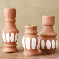 Set Of 3 Terracotta Candlestick Holders 16 Set Of 3 Terracotta Candlestick Holders -Jellycat Christmas Store set of 3 terracotta candlestick holders 0v8a0127 900x900 1
