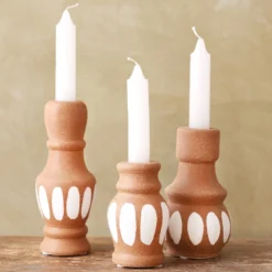 Set Of 3 Terracotta Candlestick Holders 12 Set Of 3 Terracotta Candlestick Holders -Jellycat Christmas Store set of 3 terracotta candlestick holders 0v8a0129 900x900 1