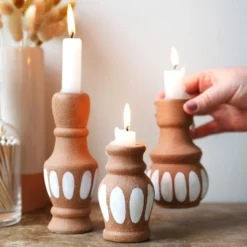 Set Of 3 Terracotta Candlestick Holders 15 Set Of 3 Terracotta Candlestick Holders -Jellycat Christmas Store set of 3 terracotta candlestick holders 0v8a7782 900x900 1