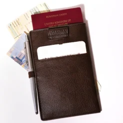 Personalised Stackers Passport Sleeve -Jellycat Christmas Store stackers brown passport sleeve 4x3a6561 1 900x900 1