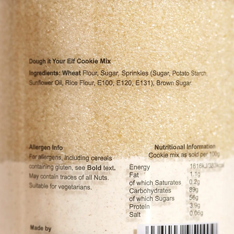 The Bottled Baking Co. Dough It Your Elf Cookie Mix 8 The Bottled Baking Co. Dough It Your Elf Cookie Mix - Image 6