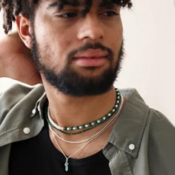 Tiny Green Malachite Beaded Necklace -Jellycat Christmas Store tiny green malachite beaded necklace 4x3a0499 900x900 1