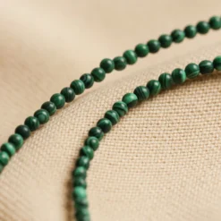 Tiny Green Malachite Beaded Necklace -Jellycat Christmas Store tiny green malachite necklace 0v8a8478 900x900 1