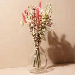 Jellycat Christmas Store 12 Vintage Pink Market Style Dried Flower Bouquet