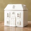 White Ceramic House Wax Melt Burner -Jellycat Christmas Store white ceramic house wax melt burner 0v8a6885 900x900 1