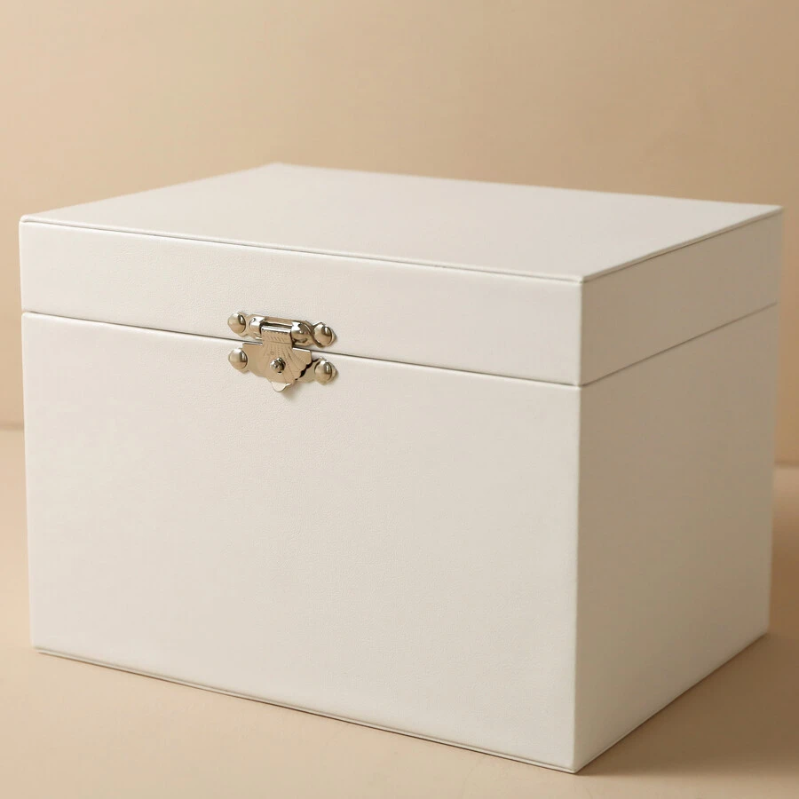 White Musical Jewellery Box 7 White Musical Jewellery Box - Image 5